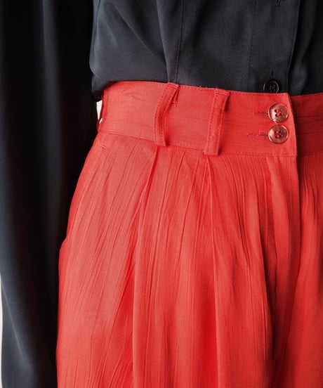 Wide Tuck Pants RE