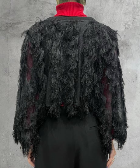Fringe Design Short Tops BK
