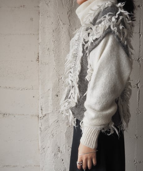 1980's Layed Design Shaggy Sweater IV GR