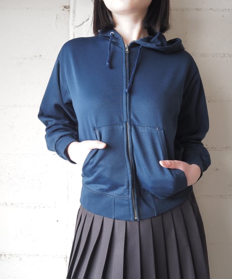 1970-80's Vintage Waffle Lining Zipup Hoodie NV