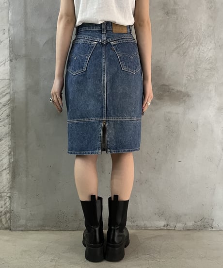 Levi's Middle Tight Design Denim Skirt BL