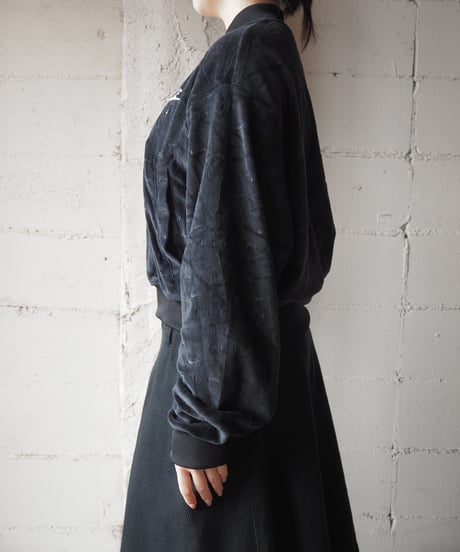 NIKE Monogram Velour Zip Up Jacket DGR