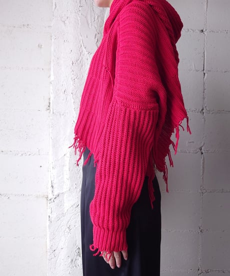 Side Zip Crashed Knit RE