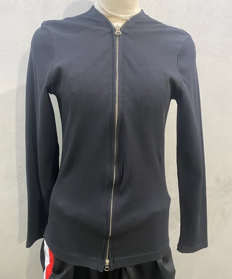 Y's Rib Double Zip Up Tops
