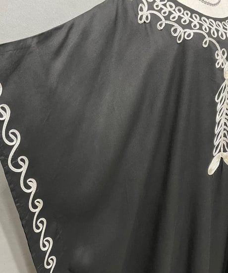 Embroidery Fringe Kaftan Dress BKWH