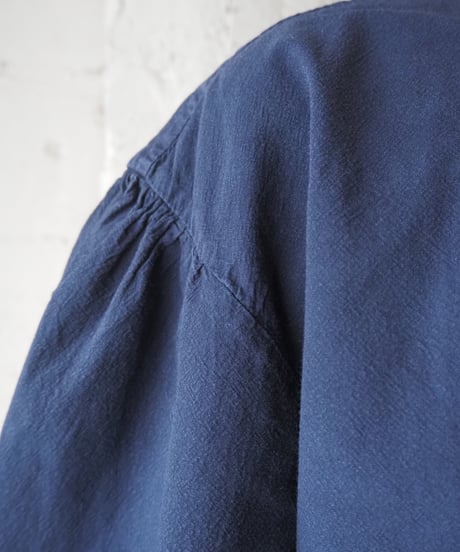 Band Collar Grandpa Shirt NV