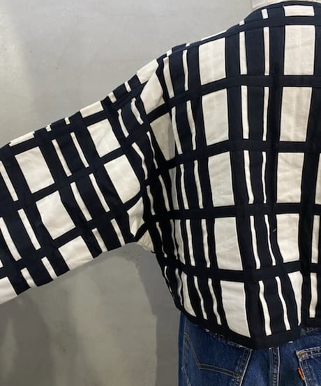 Remake Check Pattern Jacket BKWH