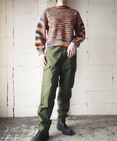 Multi Color Volume Sleeve Knit ORGN