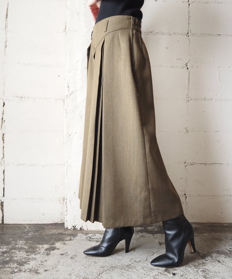 1970~80's Pleated Wide Pants KA