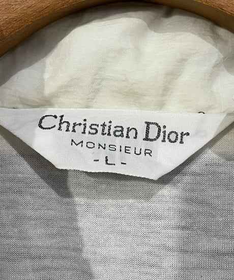 Christian Dior MONSIEUR Stand Collar Nylon Jacket BKWHBL