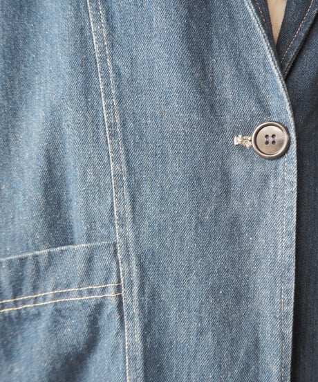 Denim Chester Coat BL