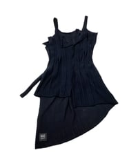RAGNE KIKAS for Yohji Yamamoto Random Hem Design Rib Knit Tank BK