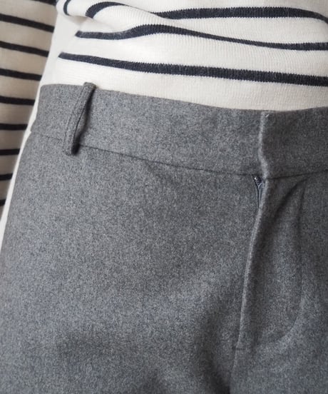 Ralph Lauren Wool Mix Tuck Straight Pants GR