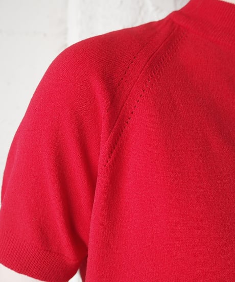 1970's Back Zip Mock Neck Knit RE