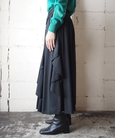 Ruffled Design Skirt BK
