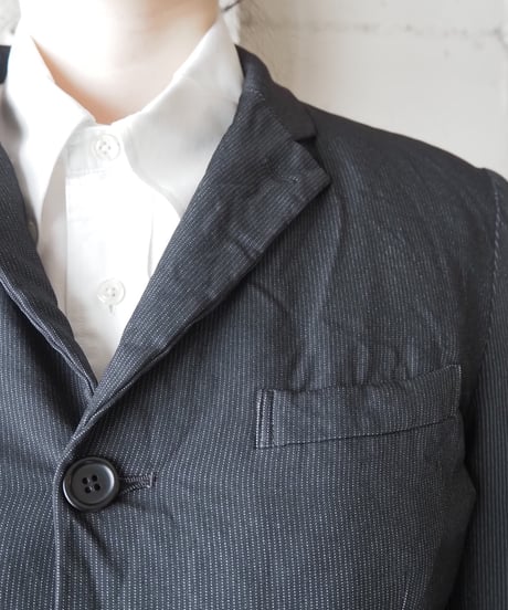 BLACK COMME des GARÇONS Pinstripe Tailored Jacket BK