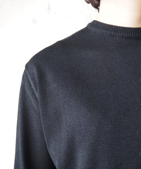 Back Zip Knit BK