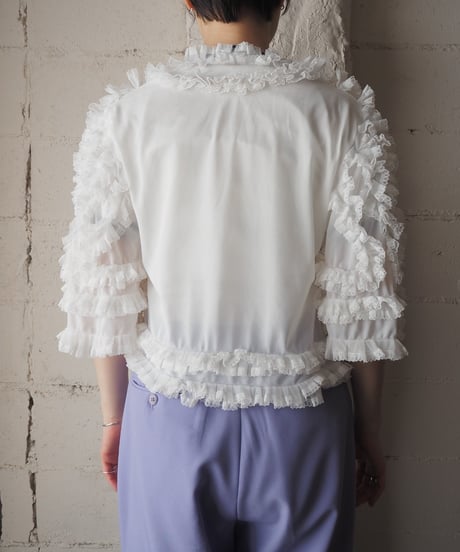 1970's Frill Lace Jacket WH