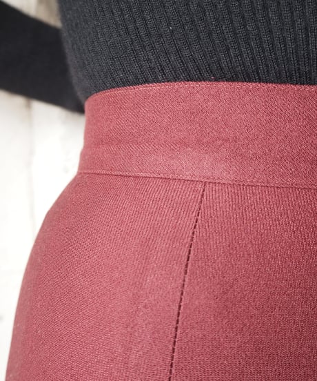 Wool Mermaid Skirt BUR