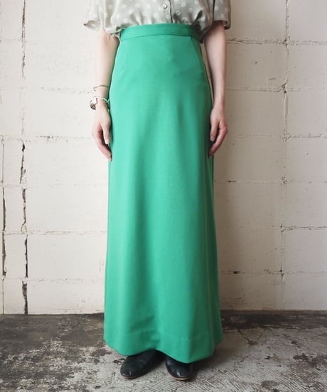 1970's Trapezoid Long Skirt GN