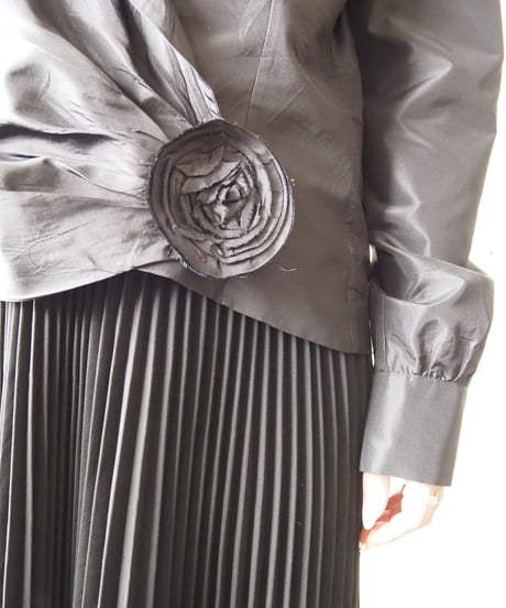 MaxMara Cachecouer  Silk Blouse BK