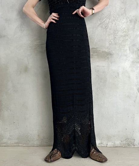 Crochet Hem Design Easy Skirt BK