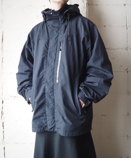 Nylon Zipup Jacket  BK
