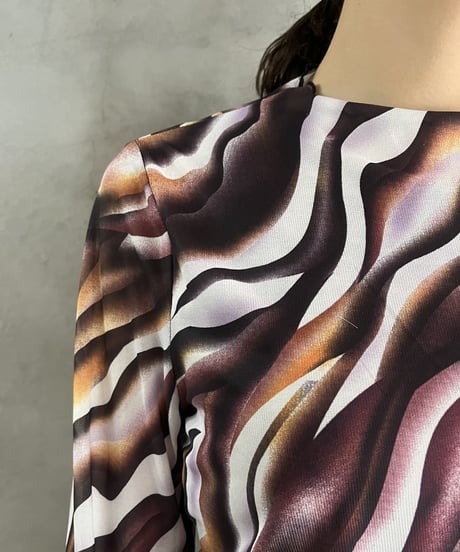 Pattern Design Sheer Cutsewn PURWH