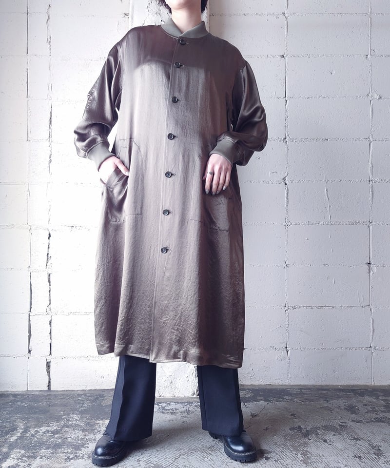 Orfeo ORIGINAL】Satin Blouson Coat | Orfeo