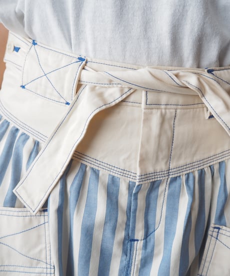 Ralph Lauren Striped mini Skirt BL WH