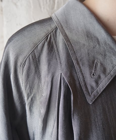 ESCADA Pleated Back  Long Coat GR