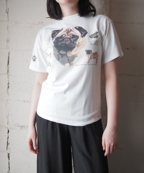 PUG Print Tee WH