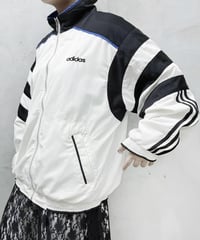 adidas 90's Nylon Track Jacket WH BK