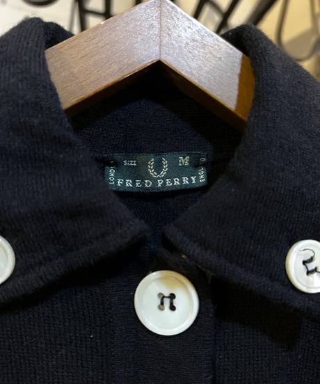 Fred Perry Big Button Knit Polo BK