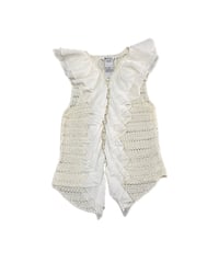 Ruffle Frill×Crochet N/S Tops IV