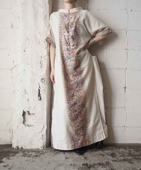 1970's Front Paisley China Dress IV