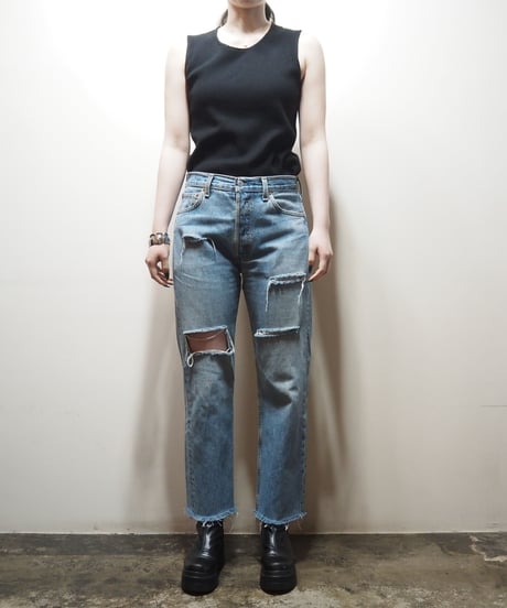 Levi's 501 Crashed Denim BL