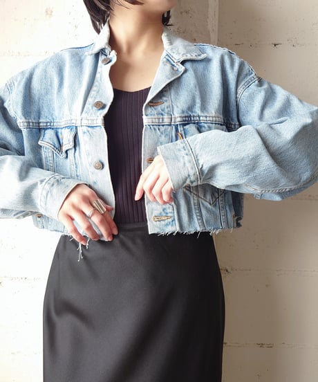 Cutoff Levi's Short Denim Jacket LBL