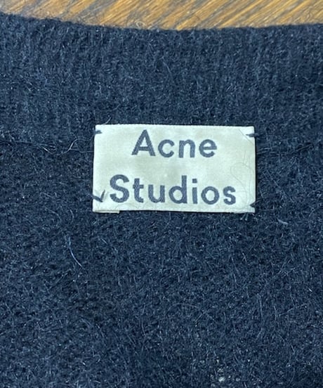 Acne Studious Mohair Knit Cardigan BK