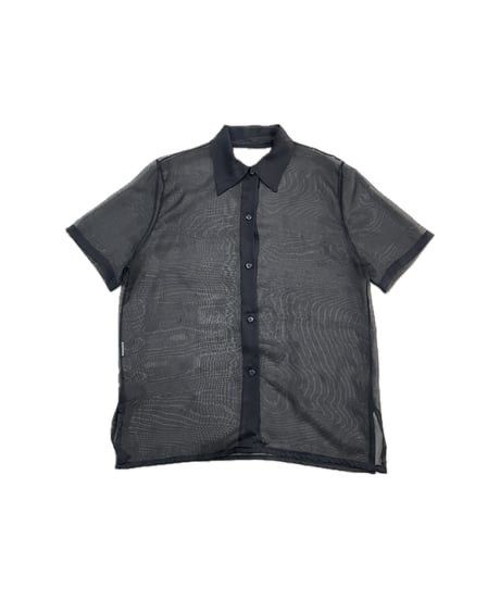 Plane Sheer Shirt  BK