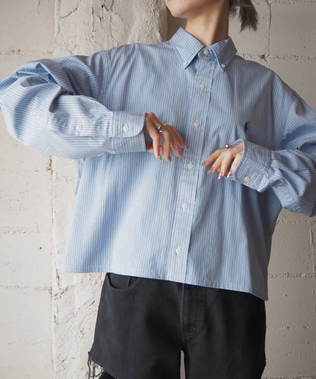 REMAKE Ralph Lauren Stripe  Short Shirt LBLNV