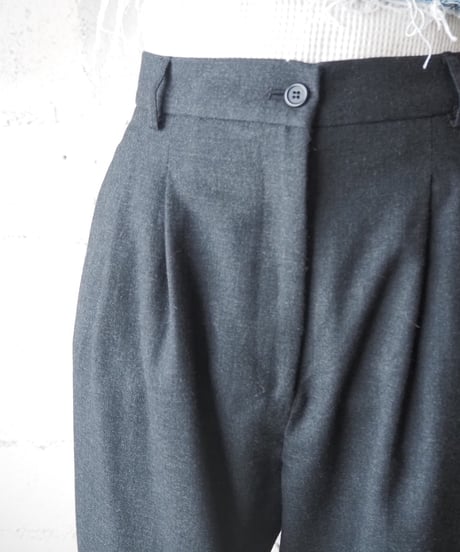 Wool Tuck Pants DGR