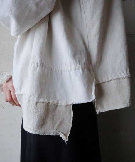Vintage Ukrainian Tuck Collar Blouse IV
