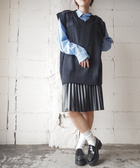 Command Sweater Knit Vest BK