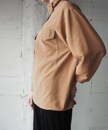 Half Zip Double Poket Shirt CM