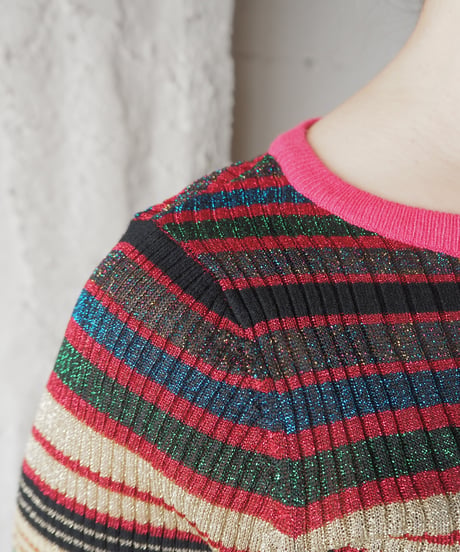 Multi Color Stripe Knit PIGO