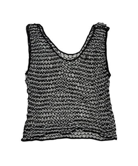 Beads×Crochet Tank BKSV