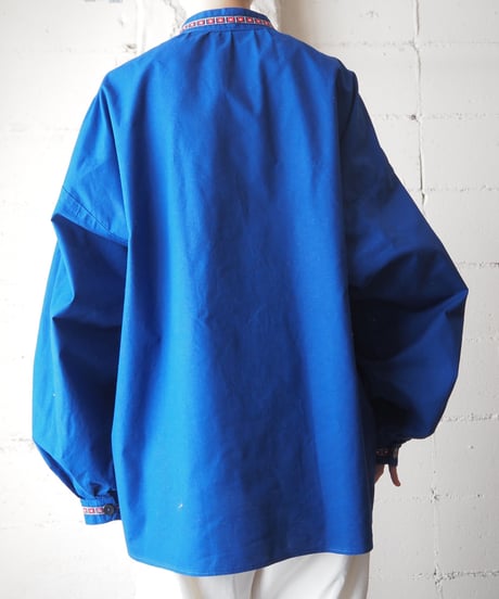 1960-70's Euro Tape Design Smock BL RE