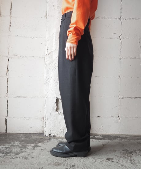 Christian Dior Wool Tuck Pants BK