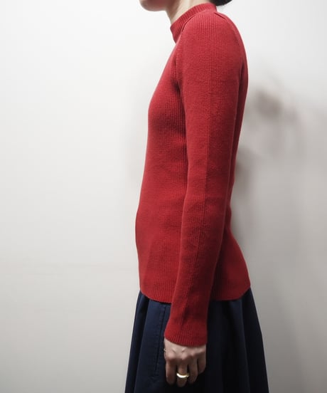LAUREN Mock Neck Rib Knit RE